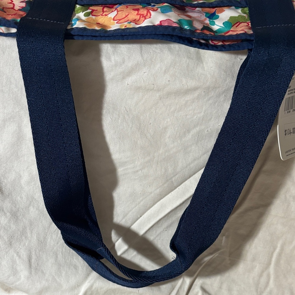 LeSportsac Navy and Floral Tote Bag - Picture 15 of 16
